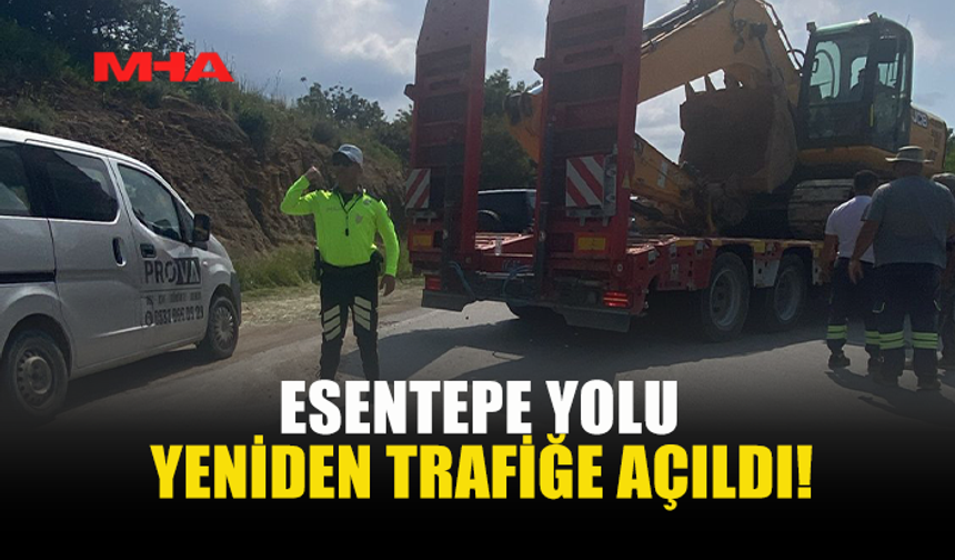 ARIZALANAN TIR KALDIRILDI, YOL AÇILDI