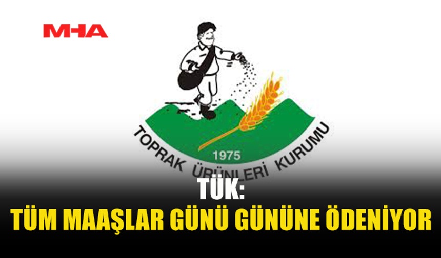 TÜK: MALİ YAPIMIZDA OLUMSUZLUK YOK