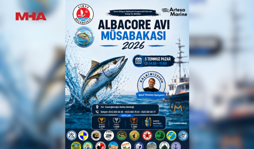 "ALBACORE AVI MÜSABAKASI 2026" 5 TEMMUZ PAZAR GÜNÜ YAPILACAK