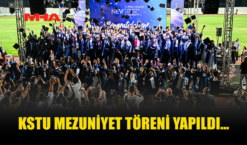 KSTU’DA MEZUNİYET COŞKUSU: 526 ÖĞRENCİ KEP ATTI