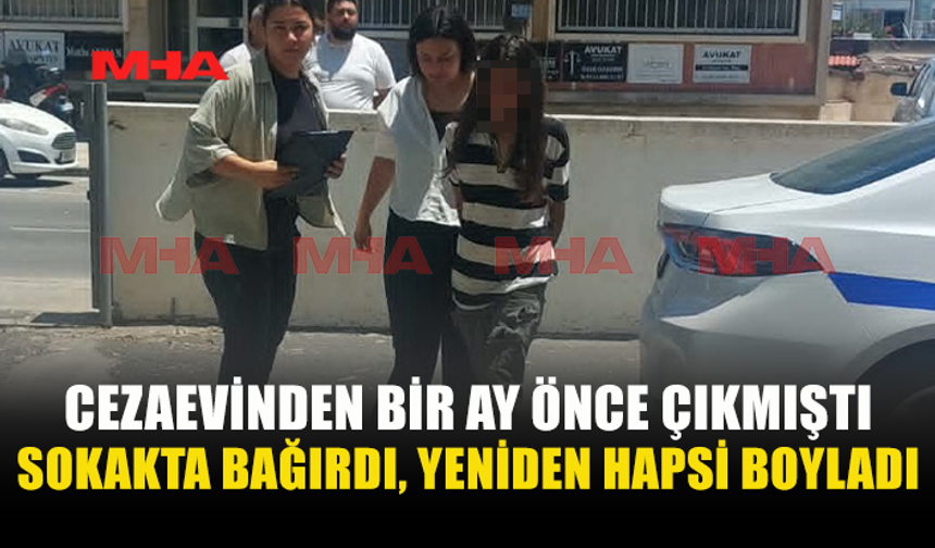 SOKAKTA BAĞIRDI, CEZAEVİNE GÖNDERİLDİ