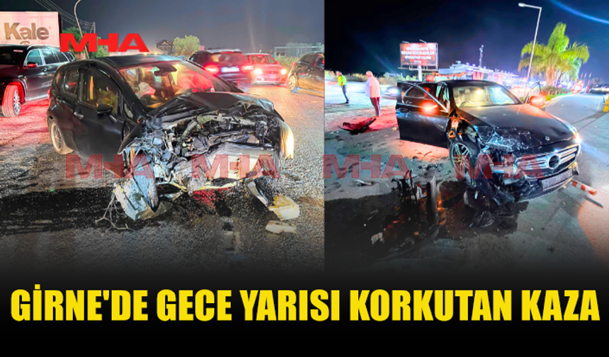 GİRNE'DE DİKKATSİZLİK KAZAYI BERABERİNDE GETİRDİ