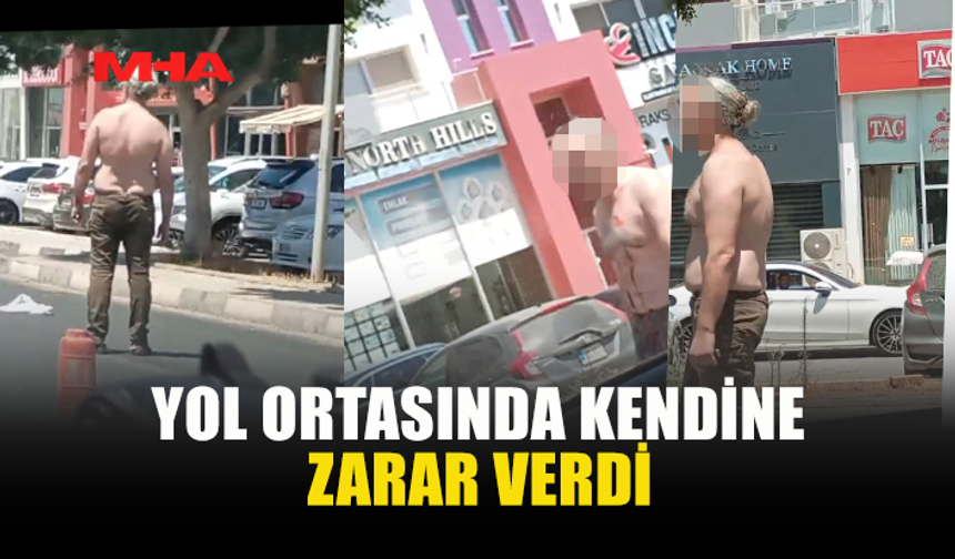 YOL ORTASINDA KENDİNE Z*RAR V*RDİ