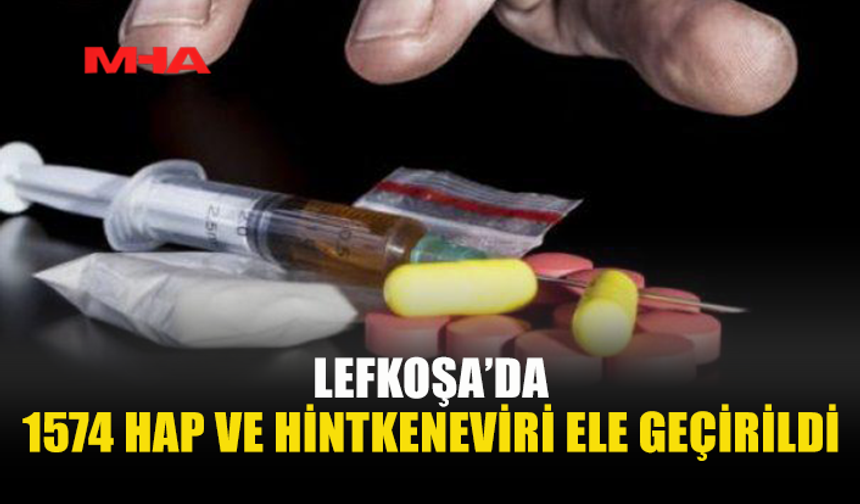 LEFKOŞA’DA BİNLERCE HAP VE UY*ŞTURUCU MADDE ELE GEÇİRİLDİ