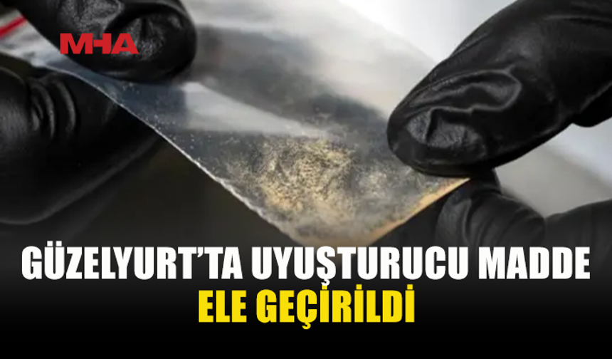 GÜZELYURT’TA MOTOSİKLET SÜRÜCÜSÜNÜN ÜZERİNDE UY*ŞTURUCU ELE GEÇİRİLDİ