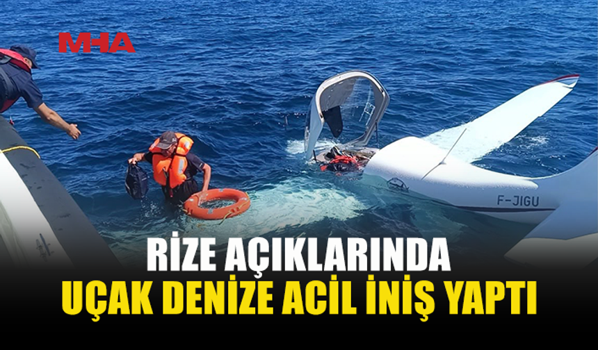 TÜRKİYE ULAŞTIRMA VE ALTYAPI BAKANLIĞINDAN RİZE’DE DENİZE ACİL İNİŞ YAPAN ÖZEL UÇAĞA İLİŞKİN AÇIKLAMA