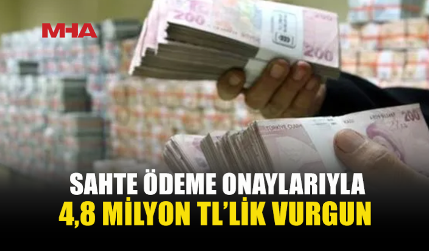 LEFKOŞA'DA SAHTE BELGELERLE 4,8 MİLYON TL’LİK VURGUN