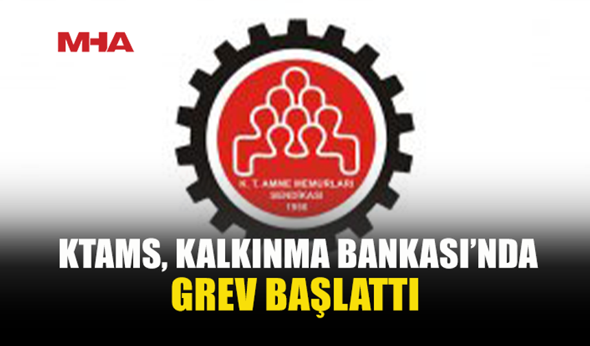KTAMS’TAN KALKINMA BANKASI’NDA GREVE GİTTİ
