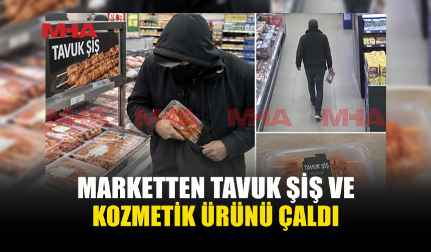 GAZİMAĞUSA'DA MARKETTEN HIRSIZLIK YAPAN ŞAHIS KAMERALARA YAKALANDI