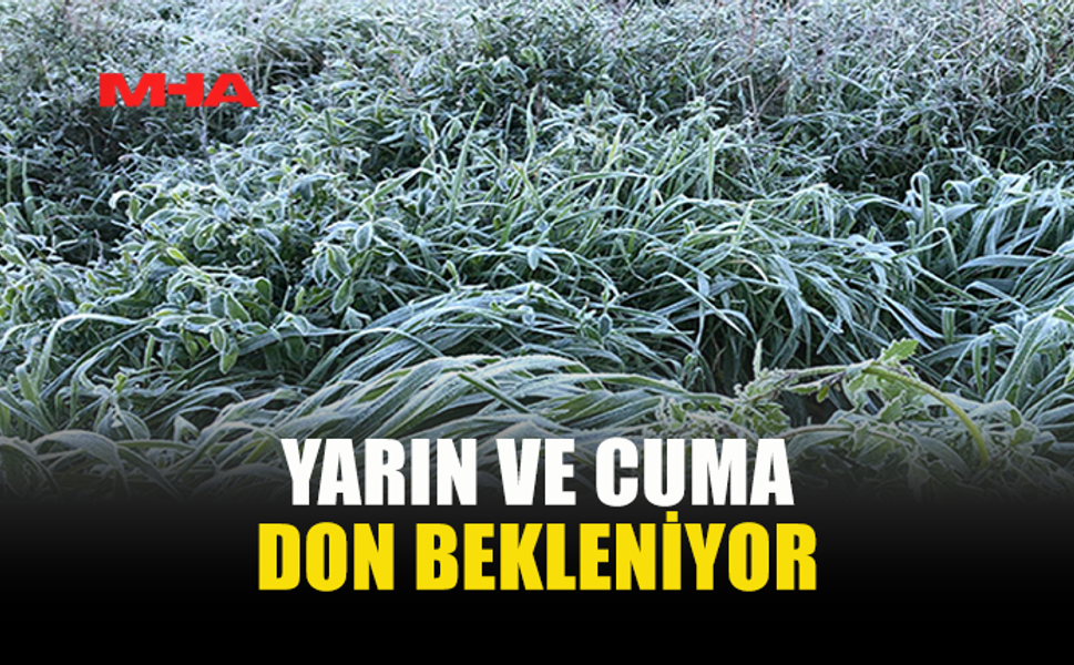 YARIN VE CUMA DON BEKLENİYOR...