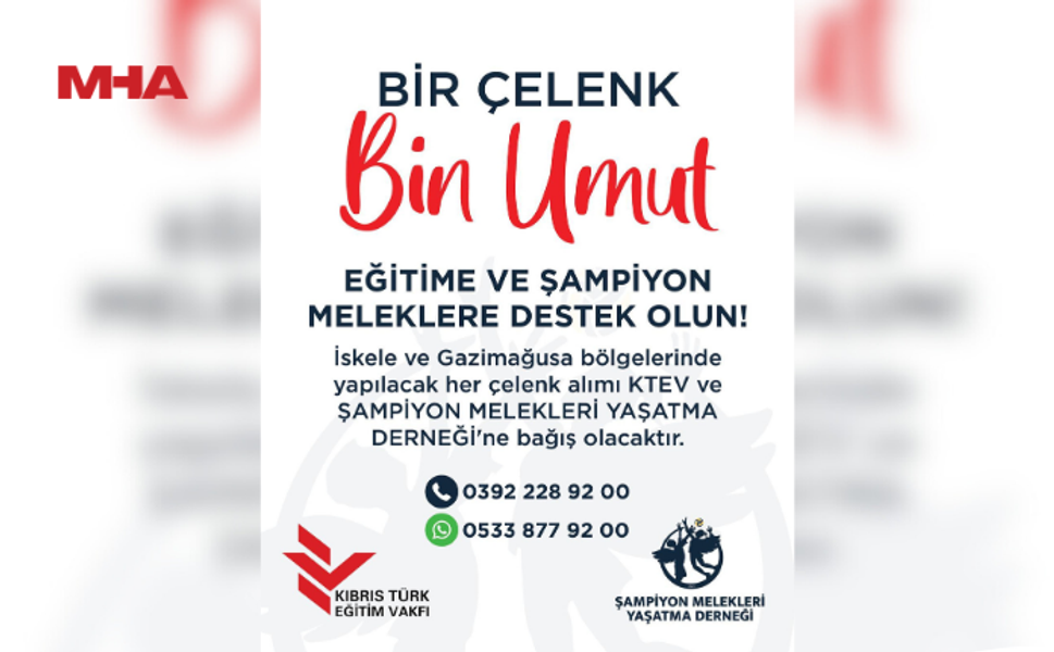 ŞAMPİYON MELEKLERİ YAŞATMA DERNEĞİ İLE KTEV’DEN BAĞIŞ ÇAĞRISI