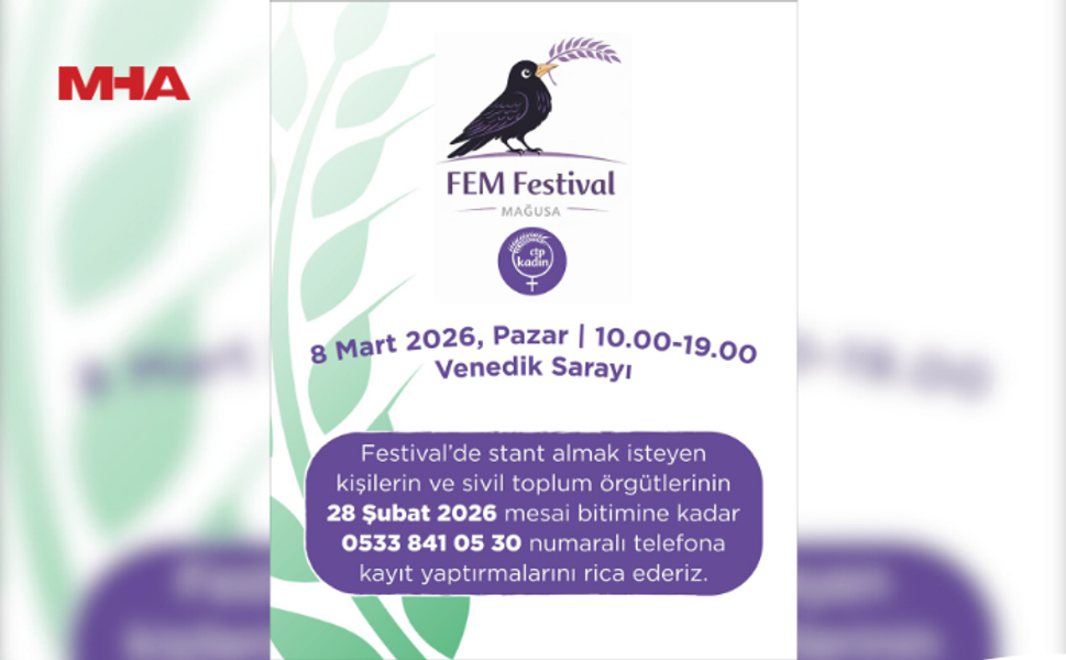 CTP KADIN ÖRGÜTÜ MAĞUSA İLÇESİ, “FEM FESTİVAL” DÜZENLEYECEK