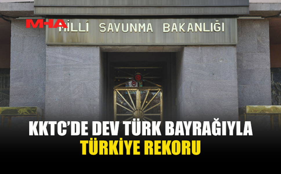 KKTC’DE DEV TÜRK BAYRAĞIYLA TÜRKİYE REKORU