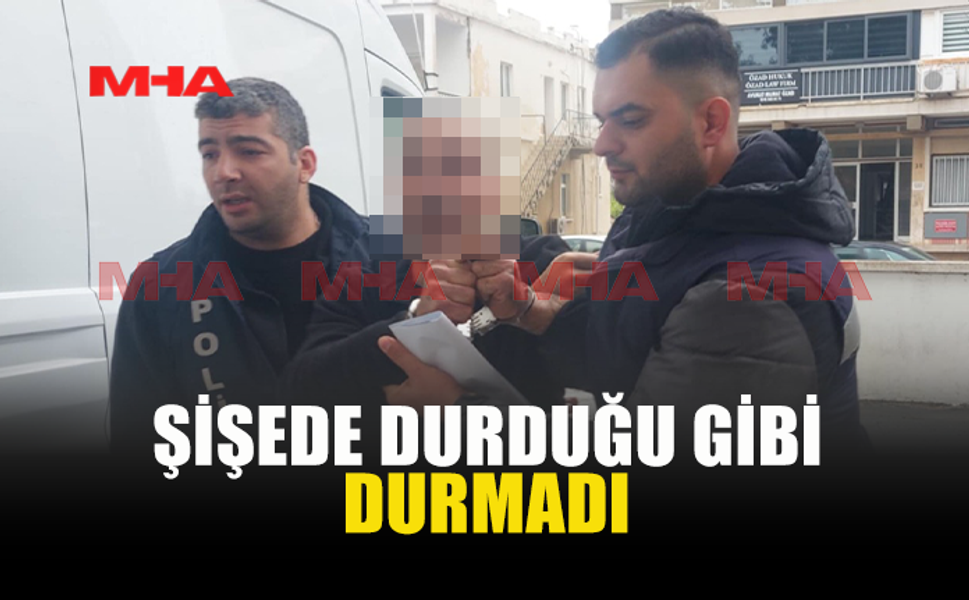 ALKOLLÜ ŞAHIS BAĞIRDI, ÇAĞIRDI, ÇEVREYİ RAHATSIZ ETTİ, TUTUKLANDI