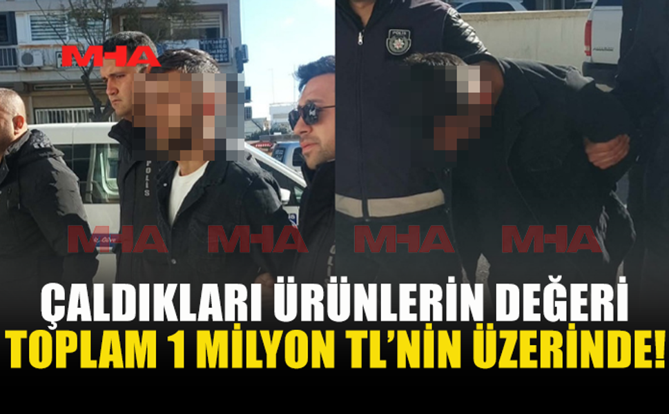 MARKETLERE DADANAN HIRSIZLAR MAHKEMEYE ÇIKARILDI