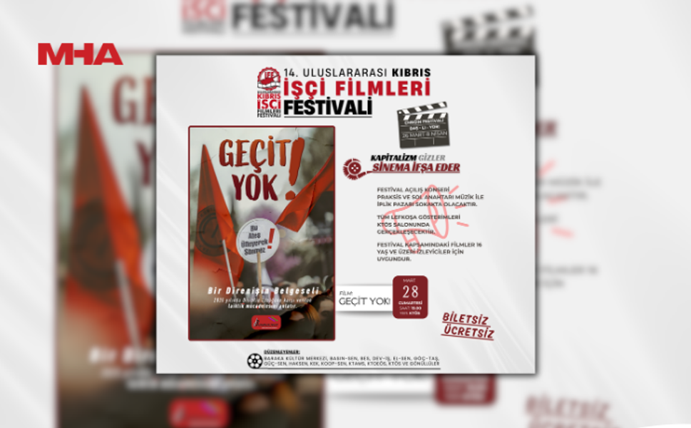 14. ULUSLARARASI İŞÇİ FİLMLERİ FESTİVALİ BAŞLADI