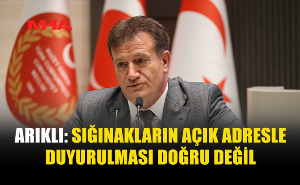 ARIKLI: “BU SÜREÇ SİYASET ÜSTÜ VE MİLLİ BİR MESELEDİR”