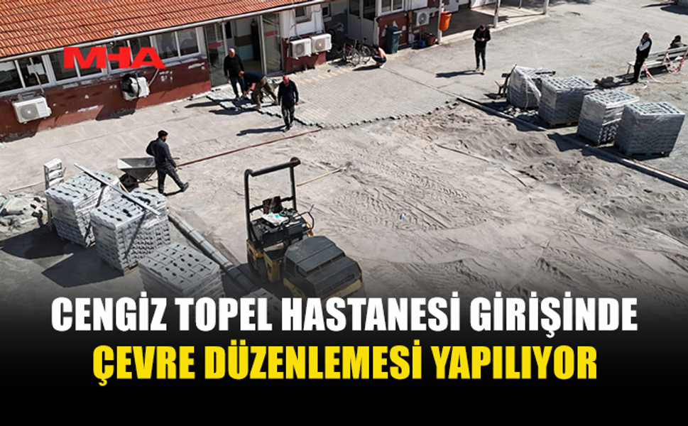 LEFKE BELEDİYESİ’NDEN HASTANE GİRİŞİNE ÇEVRE DÜZENLEMESİ