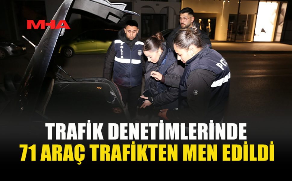 LEFKOŞA VE İSKELE’DE EŞ ZAMANLI ASAYİŞ VE TRAFİK DENETİMİ