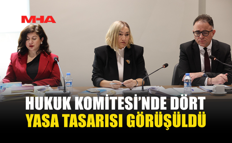HUKUK VE SAVUNMA KOMİTESİ 4 YASA TASARISINI GÖRÜŞTÜ