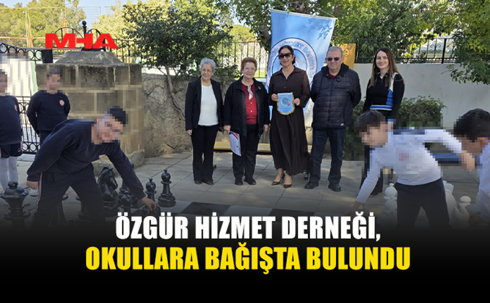 ÖZGÜR HİZMET DERNEĞİ’NDEN OKULLARA ANLAMLI BAĞIŞ