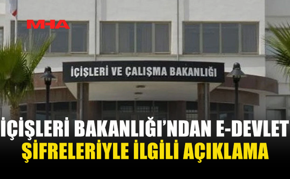 18 YAŞ ALTINA E-DEVLET ŞİFRESİ VERİLMEYECEK