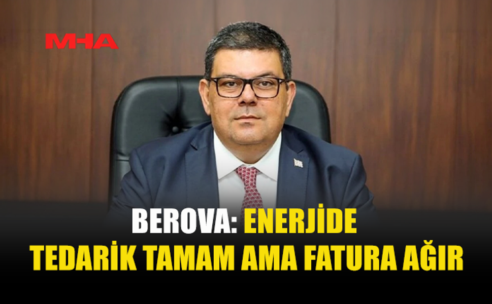 ENERJİ KRİZİNE KARŞI ÖNLEMLER MASADA, BEROVA UYARDI