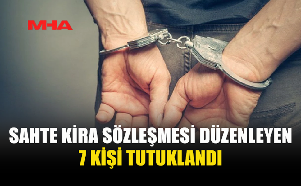 GİRNE'DE 7 ZANLI SAHTECİLİKTEN TUTUKLANDI