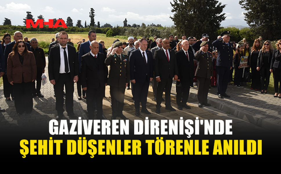 GAZİVEREN ŞEHİTLERİ TÖRENLE ANILDI