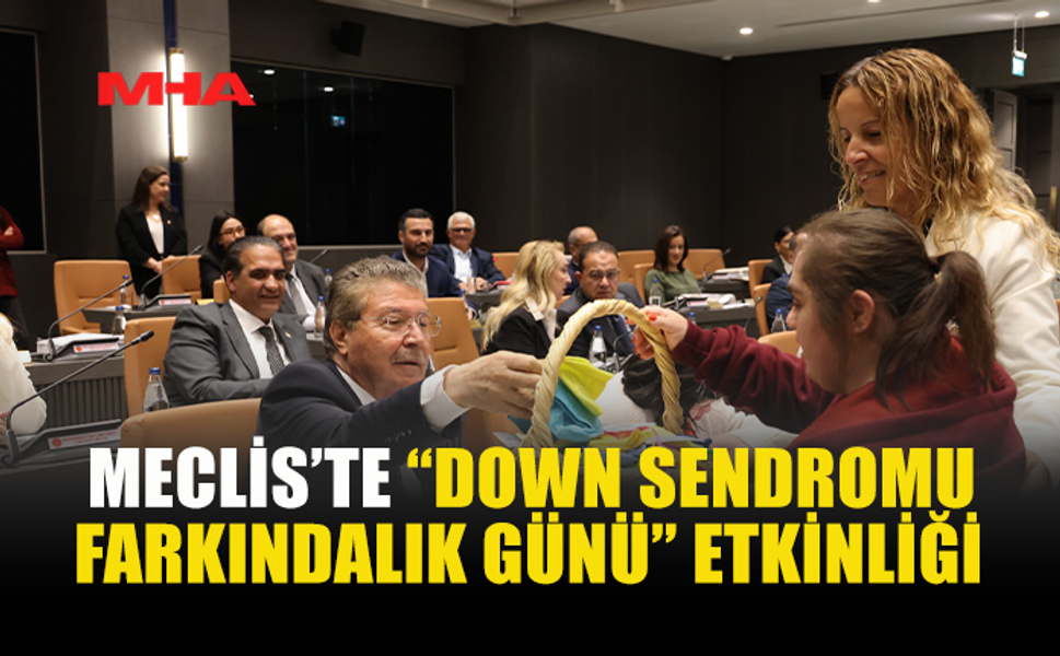 DOWN SENDROMLU GENÇLER, MECLİS GENEL KURULU’NA KATILDI