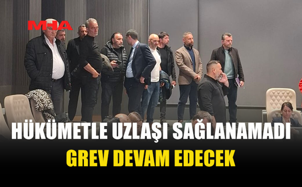 KRİZ MASASINDAN ANLAŞMA ÇIKMADI