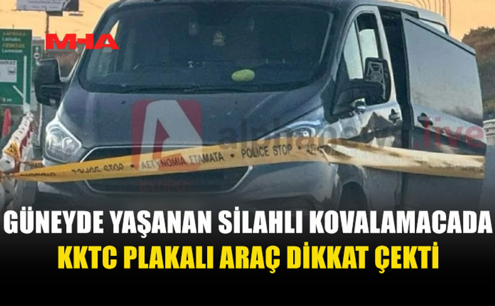GÜNEY KIBRIS'TA KKTC PLAKALI ARAÇ DUR İHTARINA UYMADI