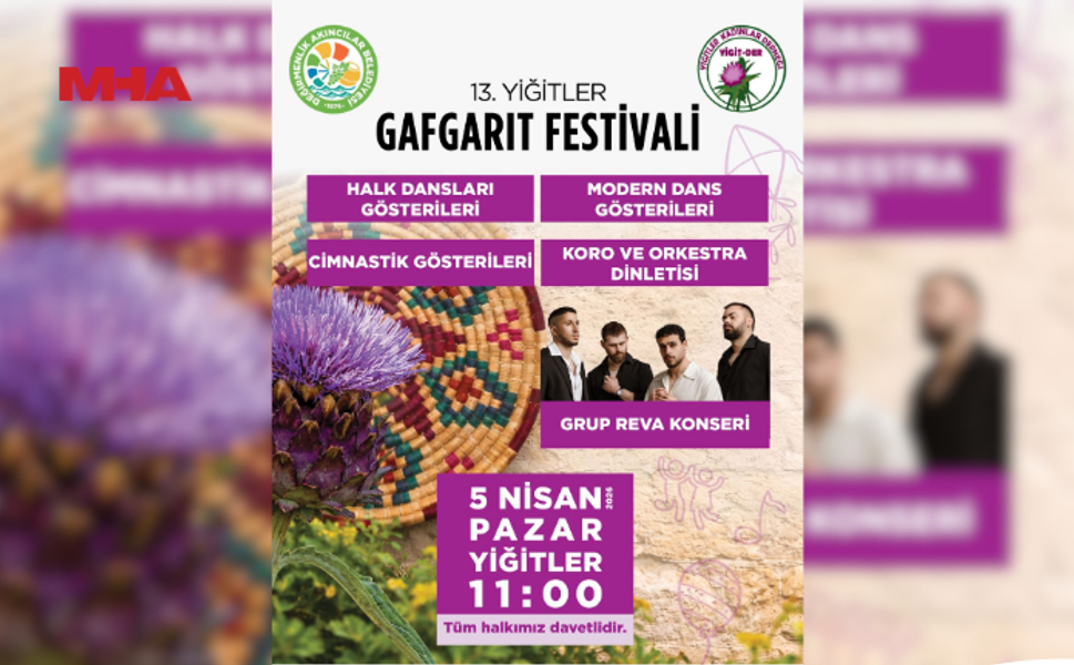 YİĞİTLER GAFGARIT FESTİVALİ 5 NİSAN’DA YAPILIYOR