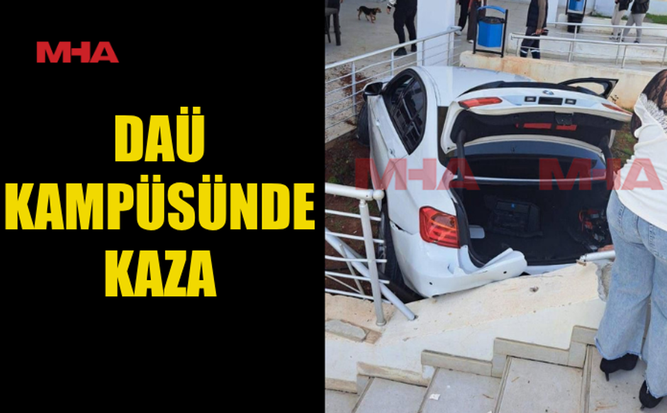 DAÜ’DE KORKUTAN KAZA: YAYALAR YARALANDI