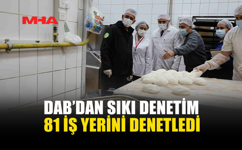 DEĞİRMENLİK AKINCILAR BELEDİYESİ SAĞLIK ŞUBESİ, 81 İŞ YERİNİ DENETLEDİ