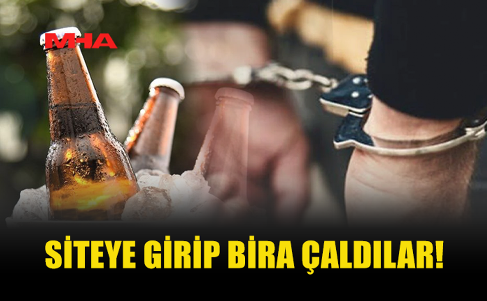 KİMLİĞİ MEÇHUL ŞAHIS/ŞAHISLAR SİTEDEN BİRA ÇALDI!