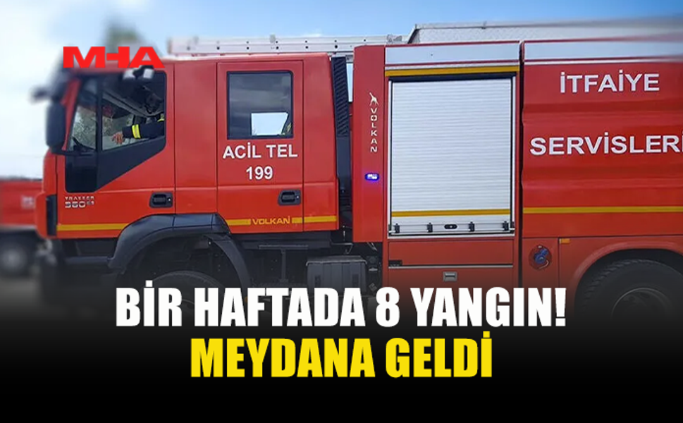 KKTC’DE BİR HAFTADA 8 YANGIN VE 21 ÖZEL SERVİS OLAYI MEYDANA GELDİ