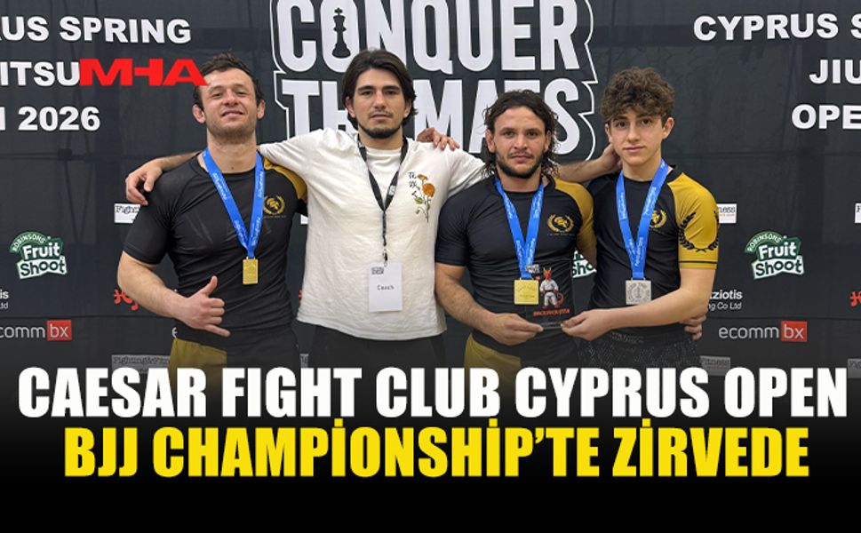 CAESAR FİGHT CLUB CYPRUS OPEN’DA ZİRVE YAPTI
