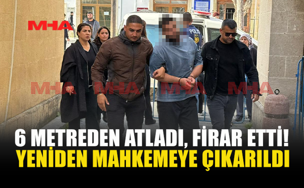 HASTANE TUVALETİNDEN KAÇTI, AYNI GÜN YAKALANDI