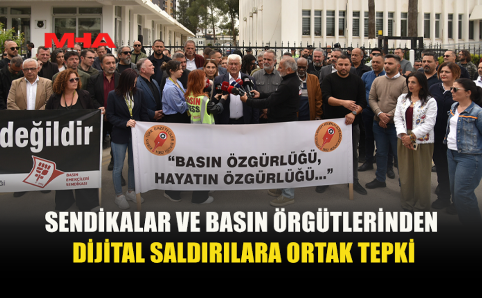 GAZETECİLERE YÖNELİK HESAP SALDIRILARI PROTESTO EDİLDİ