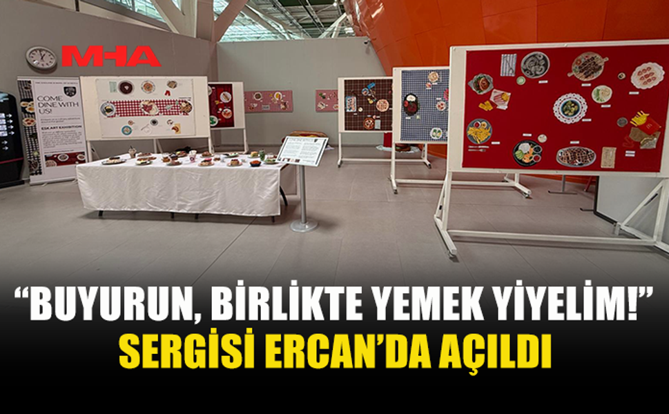ESK ÖĞRENCİLERİNDEN ERCAN’DA SANAT SERGİSİ