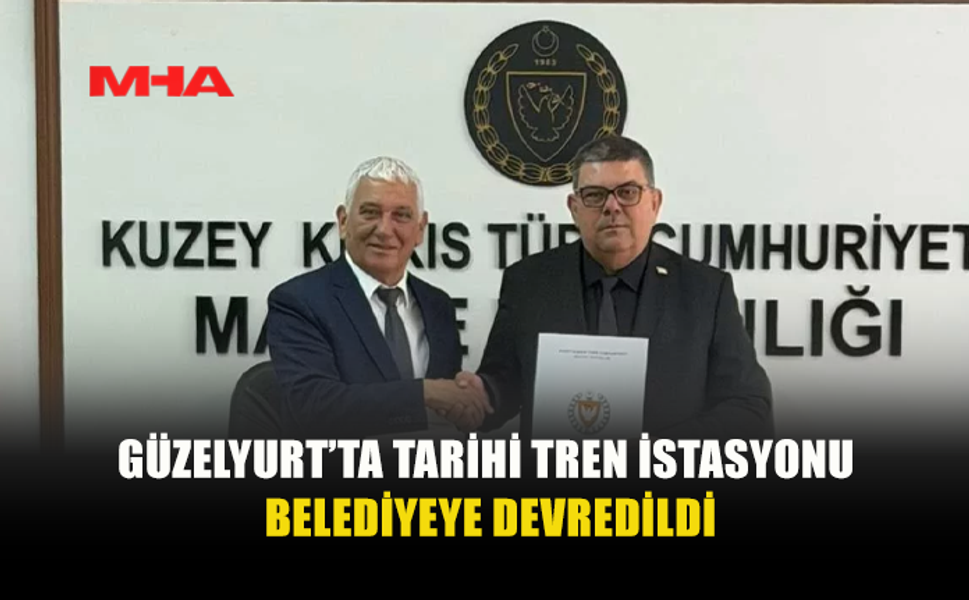 GÜZELYURT ESKİ TREN İSTASYONU KORUNARAK HALKIN HİZMETİNE SUNULACAK
