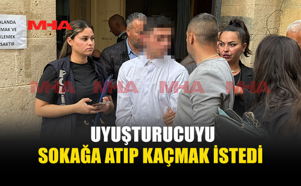 UY*ŞTURUCUYU SOKAĞA ATIP KAÇMAYA ÇALIŞTI