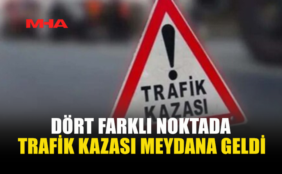 PEŞ PEŞE TRAFİK KAZALARI: DİKKATSİZLİK VE ALKOLÜN ETKİSİ ÖNE ÇIKTI