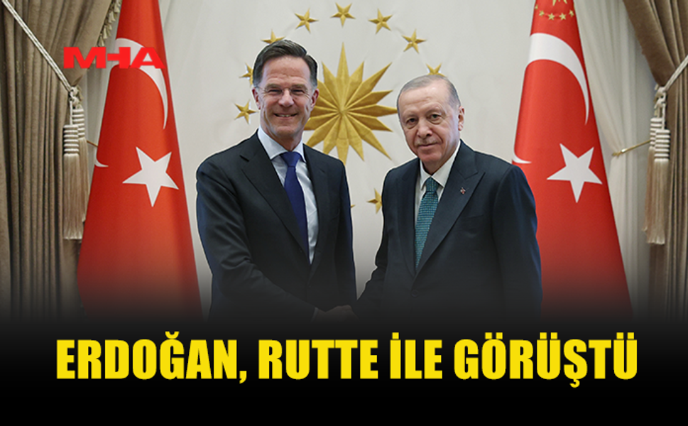 ERDOĞAN, RUTTE İLE BİR ARAYA GELDİ