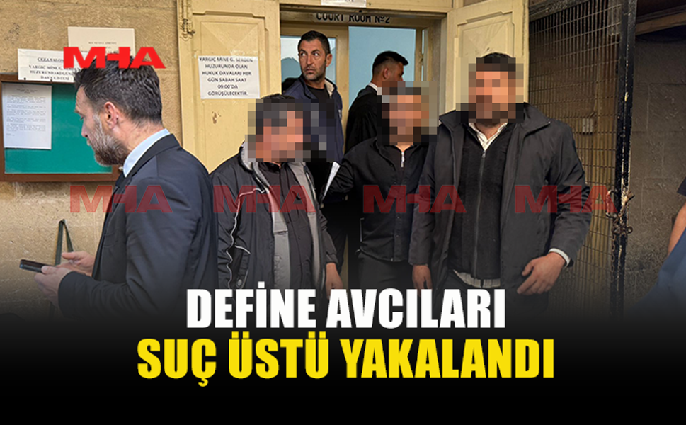 DEFİNE AVCILARINA POLİSTEN SUÇÜSTÜ