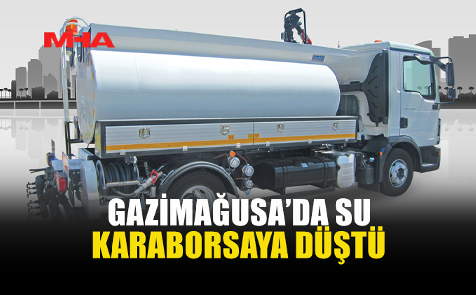 TANKERCİLER 1 TON SU İÇİN 5 BİN TL İSTİYOR
