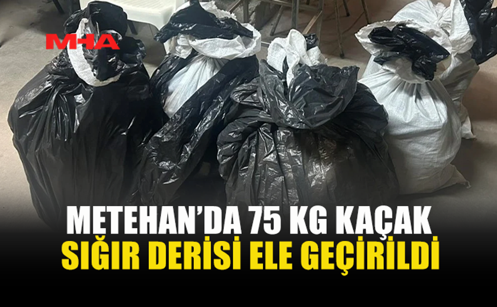 METEHAN SINIR KAPISINDA KAÇAK ÜRÜNLER ELE GEÇİRİLDİ