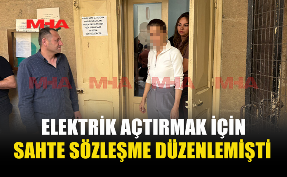 SAHTE SÖZLEŞME DÜZENLEYEN ZANLI TEMİNATA BAĞLANDI
