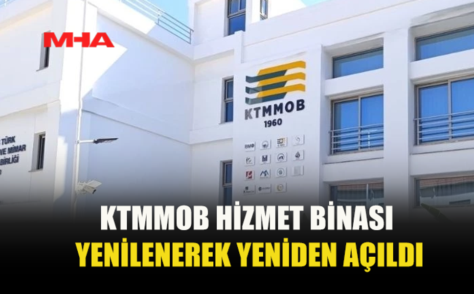 KTMMOB HİZMET BİNASI YENİLENDİ, EMEK VERENLERE PLAKET TAKDİM EDİLDİ